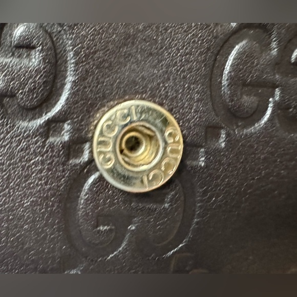 Gucci Guccissima Dark Chocolate Leather Continental Embossed GG Long Wallet - Picture 13 of 13